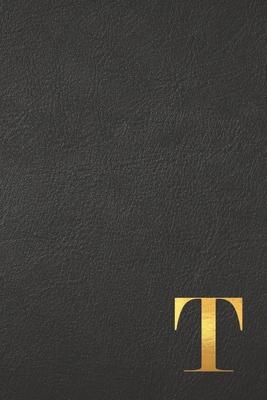 T: Executive Monogram Initial To Do List Notebook - Daily Checklist Planner