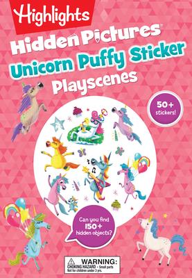 Unicorn Hidden Pictures Puffy Sticker Playscenes