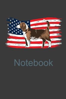 Notebook: Perfect Notebook For American Dog Lover. Cute Cream Paper 6*9 Inch With 100 Pages Notebook For Writing Daily Routine,