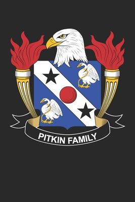 Pitkin: Pitkin Coat of Arms and Family Crest Notebook Journal (6 x 9 - 100 pages)