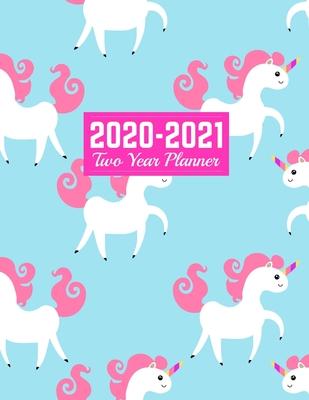 2020-2021 Two Year Planner: Trendy 2-Year Monthly and Weekly Planner Calendar Schedule Organizer January 2020 to December 2021 (24 Months) - Art C