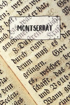 Montserrat: Ruled Travel Diary Notebook or Journey Journal - Lined Trip Pocketbook for Men and Women with Lines