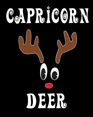 Capricorn Deer: Deer Elk Antler Hunting Hobby 2020 Monthly Planner Dated Journal 8 x 10 110 pages