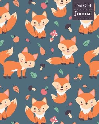 Dot Grid Journal: Notebook Planner with Unique Fox Themed Cover Design