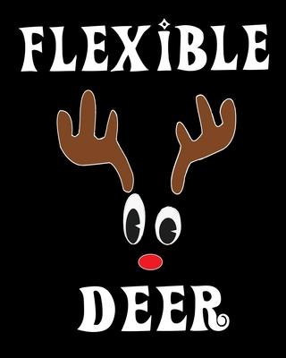 Flexible Deer: Deer Elk Antler Hunting Hobby 2020 Monthly Planner Dated Journal 8 x 10 110 pages