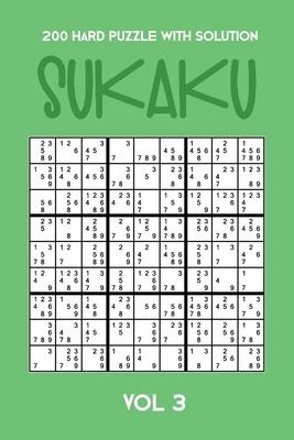 200 Hard Puzzle With Solution Sukaku Vol 3: Challenging Sudoku variation, puzzle booklet, 2 puzzles per page