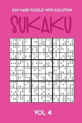 200 Hard Puzzle With Solution Sukaku Vol 4: Challenging Sudoku variation, puzzle booklet, 2 puzzles per page