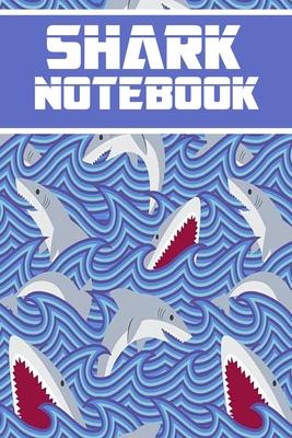 shark notebook: wonderful Blank Lined Gift notebook For shark lovers it will be the Gift Idea for shark lovers.