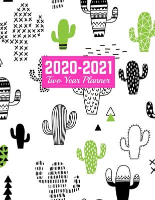 2020-2021 Two Year Planner: Simple Jan 1, 2020 to Dec 31, 2021 - Weekly & Monthly Planner Calendar and Schedule Organizer - Art Cover 00023190