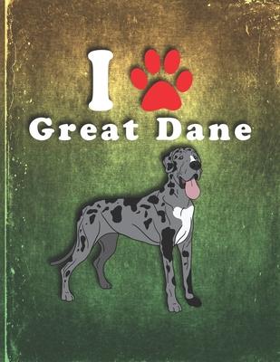 Great Dane: Dog Journal Notebook for Puppy Owner Gratitude Kids Journal Write & Draw Children Diary