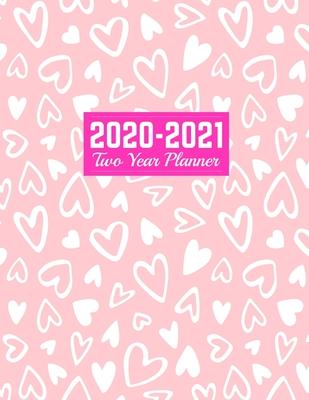 2020-2021 Two Year Planner: Simple 24-Months Calendar, 2-Year Appointment Business Planners, Agenda Schedule Organizer Logbook and Journal - Art C