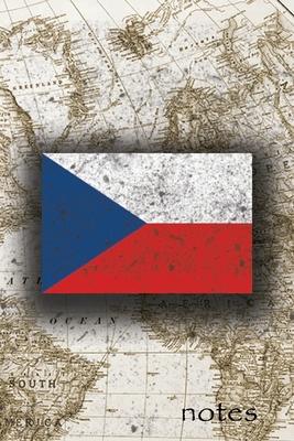 Notes: Beautiful Flag of Czech Republic Lined Journal Or Notebook, Great Gift For People Who Love To Travel, Perfect For Work