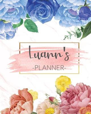 Luann’’s Planner: Monthly Planner 3 Years January - December 2020-2022 - Monthly View - Calendar Views Floral Cover - Sunday start