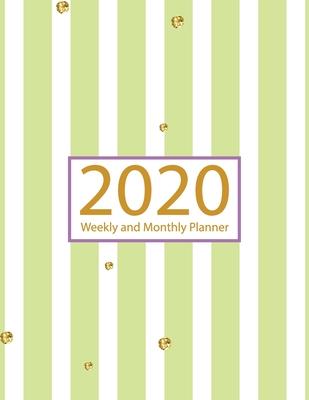 2020 Planner Weekly and Monthly: Jan 1, 2020 to Dec 31, 2020: Weekly & Monthly Planner + Calendar Views - Inspirational Quotes and Watercolor Floral D