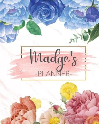 Madge’’s Planner: Monthly Planner 3 Years January - December 2020-2022 - Monthly View - Calendar Views Floral Cover - Sunday start