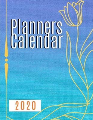 Planners Calendars 2020: Monthly Calendar Planner, January 2020 to December 2020 Monthly Calendar Planner For Academic Agenda Schedule ... Desi