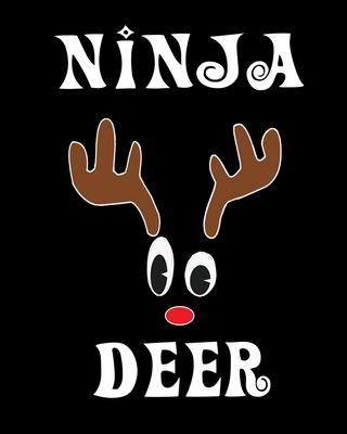 Ninja Deer: Deer Elk Antler Hunting Hobby 2020 Monthly Planner Dated Journal 8 x 10 110 pages