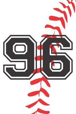 96 Journal: A Baseball Jersey Number #96 Ninety Six Notebook For Writing And Notes: Great Personalized Gift For All Players, Coach
