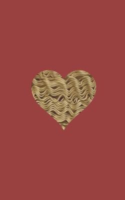 Blank Lined Journal, Ramen Love, Red