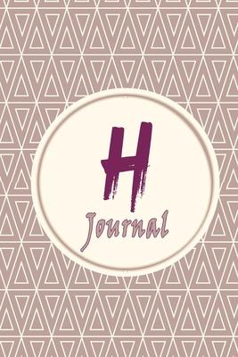 Initials Letter H journal: Journal & personal diary for women and girls: personal notebook H with a lovely heart Monogram journal: Size at 6*9