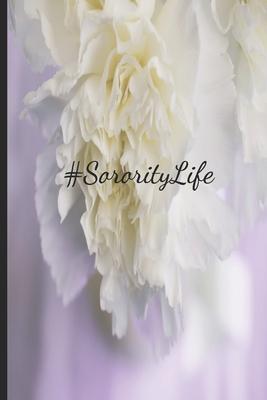 #SororityLife White Carnation Love: Sorority Dot Grid Journal