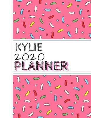 Kylie: : 2020 Personalized Planner: One page per week: Pink sprinkle design