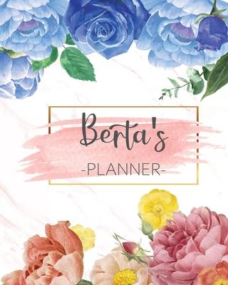 Berta’’s Planner: Monthly Planner 3 Years January - December 2020-2022 - Monthly View - Calendar Views Floral Cover - Sunday start
