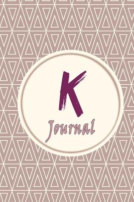 Initials Letter K journal: Journal & personal diary for women and girls: personal notebook K with a lovely heart Monogram journal: Size at 6*9