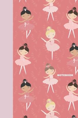 Notebook: Blank Wide Lined Journal for Daily Writing, Homework, Note Taking, Gratitude, and More - Ballerina Ballet Dancer Cover