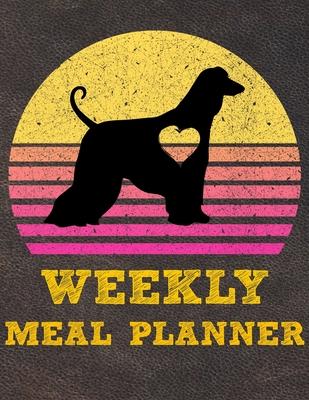 Weekly Meal Planner: 8.5x11 Inches Menu Food Planner - 52 Week Meal Prep Book - Weekly Food Planner & Grocery Shopping List Notebook For Af