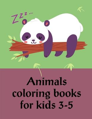 Animals Coloring Books For Kids 3-5: Christmas Book from Cute Forest Wildlife Animals