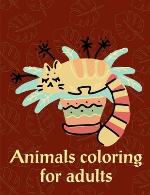 Animals Coloring For Adults: Art Beautiful and Unique Design for Baby, Toddlers learning