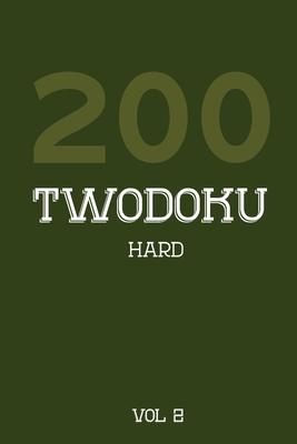 200 Twodoku Hard Vol 2: Two overlapping Sudoku, puzzle booklet, 2 puzzles per page