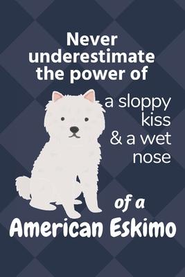 Never underestimate the power of a sloppy kiss & a wet nose of a American Eskimo: For American Eskimo Dog Fans