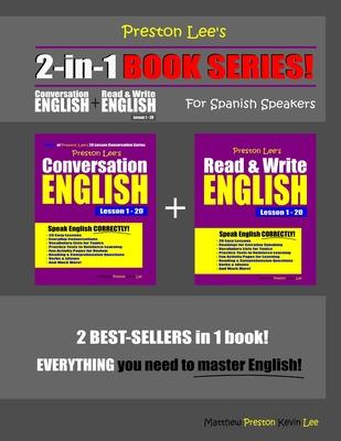 Preston Lee’’s 2-in-1 Book Series! Conversation English & Read & Write English Lesson 1 - 20 For Spanish Speakers