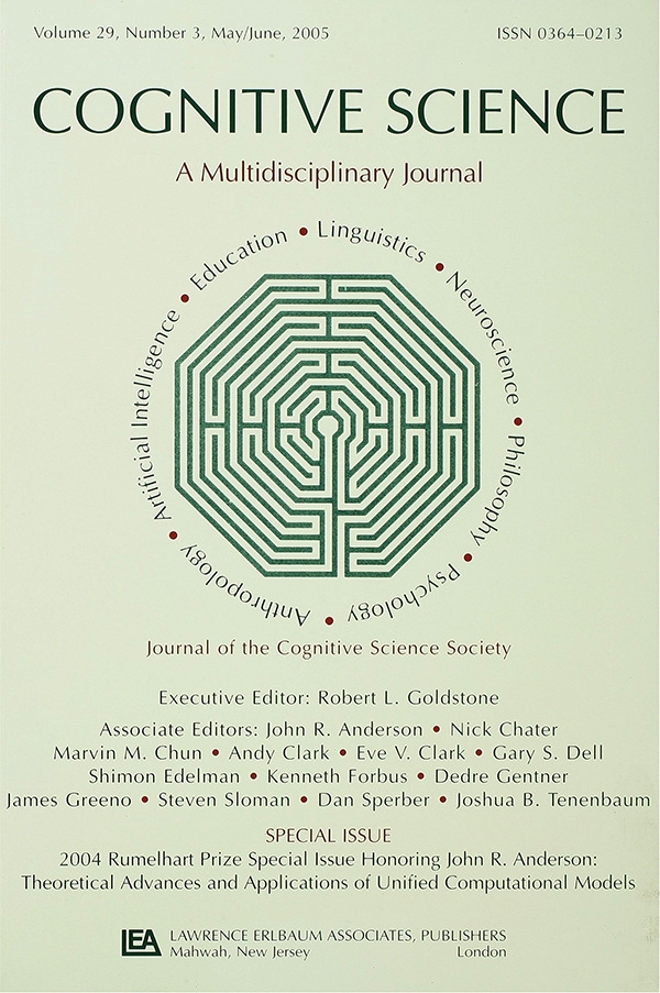 2004 Rumelhart Prize Special Issue Honoring John R. Anderson: Theoretical Advances and Applications of Unified Computational Models: A Special Issue o