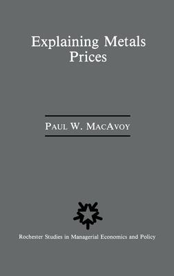 Explaining Metals Prices: Economic Analysis of Metals Markets in the 1980s and 1990s