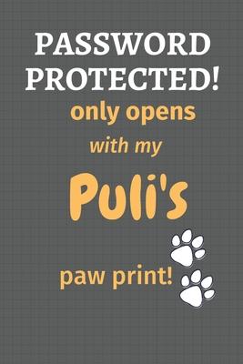 Password Protected! only opens with my Puli’’s paw print!: For Puli Dog Fans