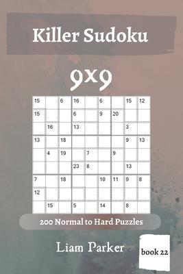 Killer Sudoku - 200 Normal to Hard Puzzles 9x9 (book 22)