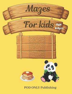 Mazes For Kids: Vol. 6 Beautiful Funny Maze Book Is A Great Idea For Family Mom Dad Teen & Kids To Sharp Their Brain And Gift For Birt