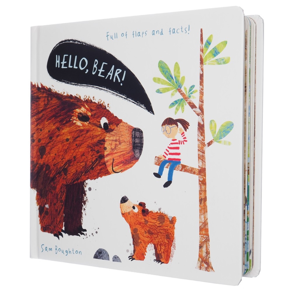 翻翻互動硬頁書：哈囉!熊與森林動物Hello, Bear!