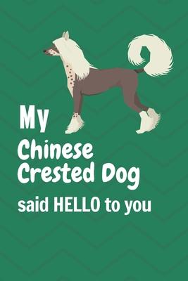 My Chinese Crested Dog said HELLO to you: For Chinese Crested Dog Fans