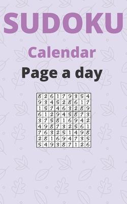 sudoku calendar page a day: Daily Sudoku Puzzle Calendar 2020