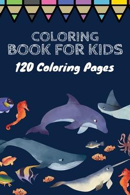 Coloring book for kids 120 Coloring pages: Coloring book / 120 pages, 6×9, Unicorn, Animals, Jobs, Gifts, Beginners, 2020 Gift Ideas