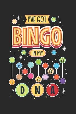 I’’ve Got Bingo In My DNA: 120 Pages I 6x9 I Graph Paper 4x4