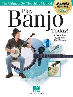 Play Banjo Today! All-In-One Beginner’s Pack: Includes Book 1, Book 2, Audio & Video