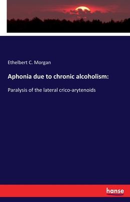 Aphonia due to chronic alcoholism: : Paralysis of the lateral crico-arytenoids