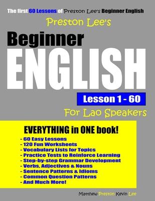 Preston Lee’’s Beginner English Lesson 1 - 60 For Lao Speakers