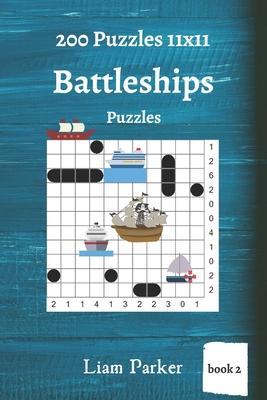 Battleships Puzzles - 200 Puzzles 11x11 (book 2)