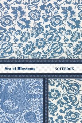 Sea of Blossoms NOTEBOOK [ruled Notebook/Journal/Diary to write in, 60 sheets, Medium Size (A5) 6x9 inches]